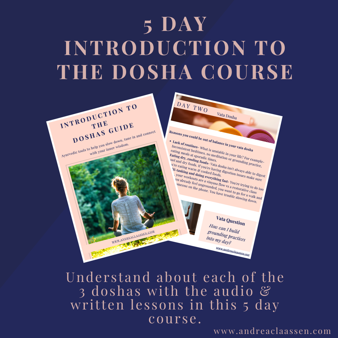 5day dosha course 5day dosha course