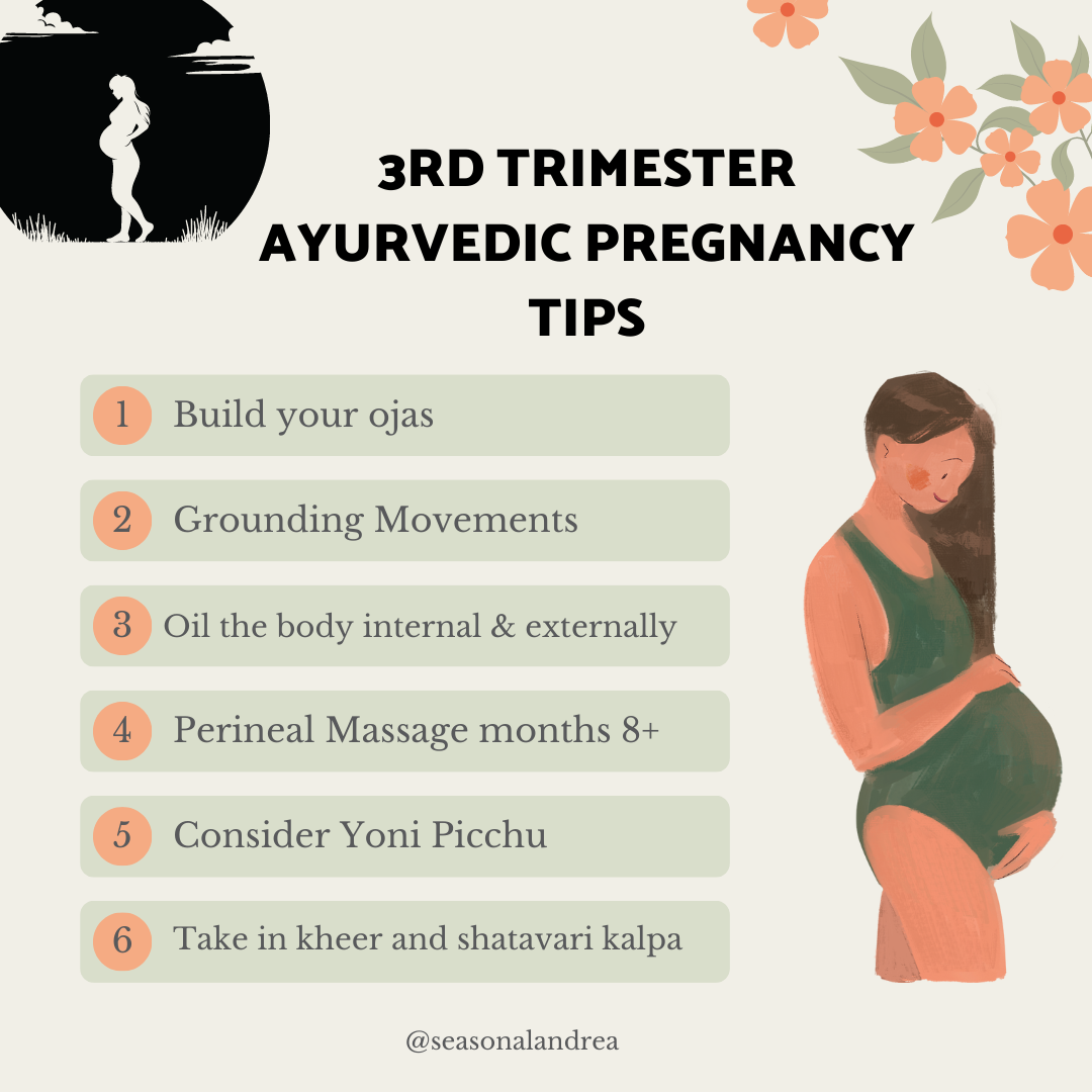 3rd Trimester Ayurvedic Pregnancy Tips